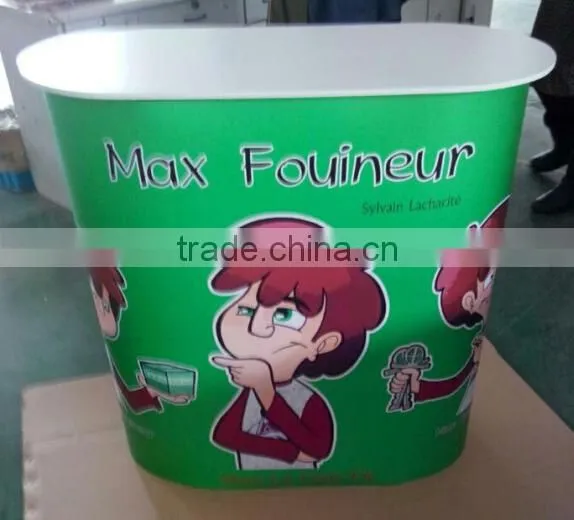 Portable Folding Aluminum Pop up Counter, Advertising Pop up Promotion Table photo-2