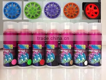 Removable Rubber Paint 450ml ( Rubber Paint Films for Rims Color Change & Decoration) photo-2