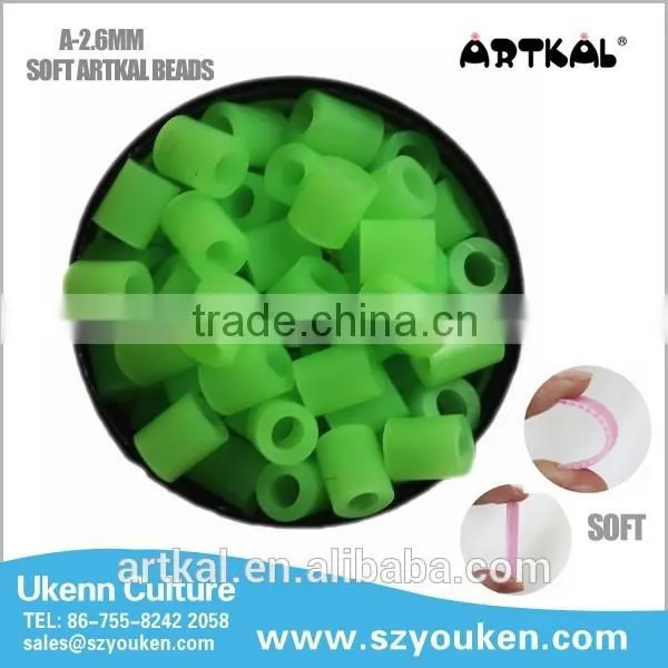 2014 Hot Selling Funny Artkal Soft Fuse Coloful Beads Mini 2.6mm Perler Creative Life Craft Jigsaw Games Puzzle