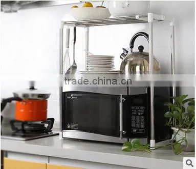Microwave Oven Stand Kitchen Utensil Rack Tire Storage Rack photo-2