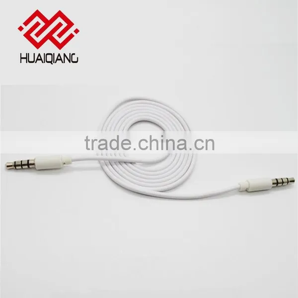 China Fabric Braided 3.5mm Jack Audio Cable Male to Male for Car photo-3