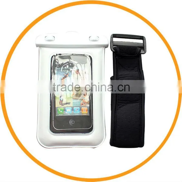 2013 Shenzhen Hot Sell Fashion Cellphone Waterproof Bag for IPhone 5 5G 4S From Dailyetech CE ROHS IPX8 Certificate