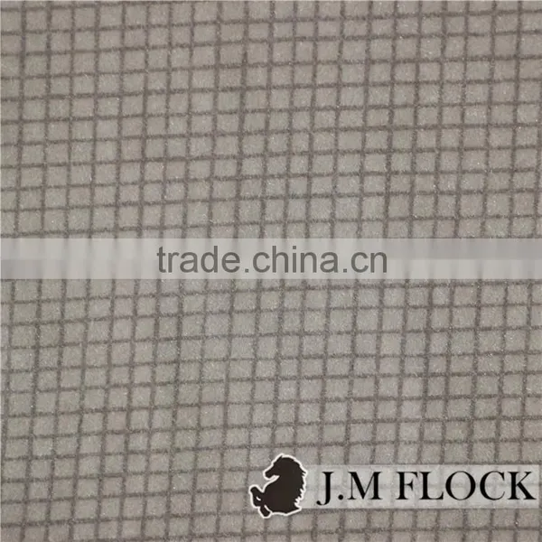 Nylon Flocked Velvet Fabric Textile Design Flock Printing Fabric for Sofa photo-3