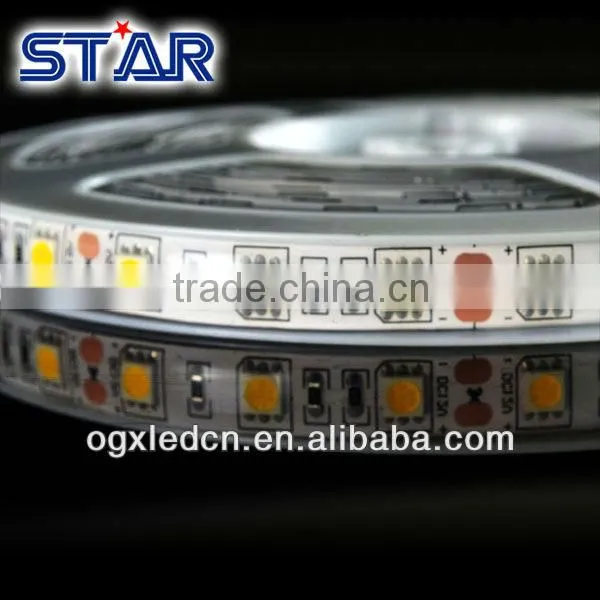 2900-3500k 5050 IP65 60LEDs/m DC12V Waterproof IP65 Flexible LED Tape Light photo-2