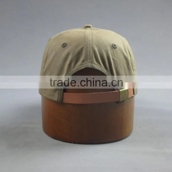 Custom High Quality 6- Panel 100% Cotton Snapback Hat With PU Badge photo-4