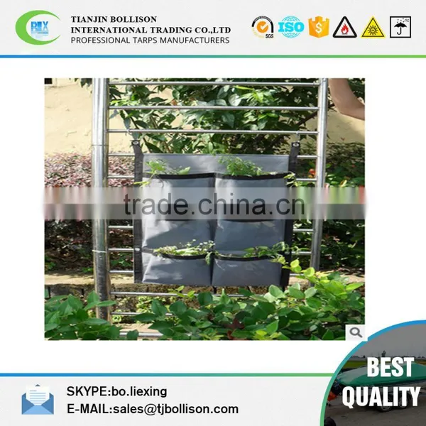 Plastic Vertical Garden Wall Pots Planter With Pocket ,Garden Planter and Pots For Herb/Flower