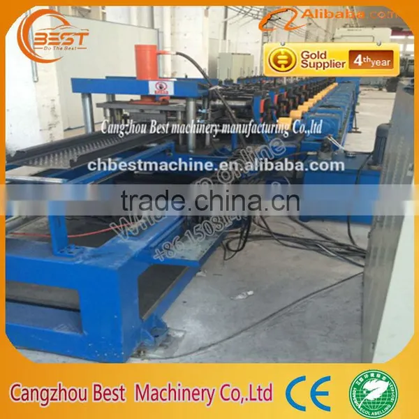 Steel Scaffolding Plank Making Machine Purlin Roll Forming Machine