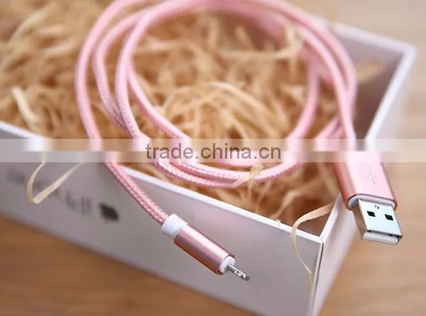 Lighting Usb Cable Nylon Woven USB Cable for I6 Phone Accessory Cable photo-5