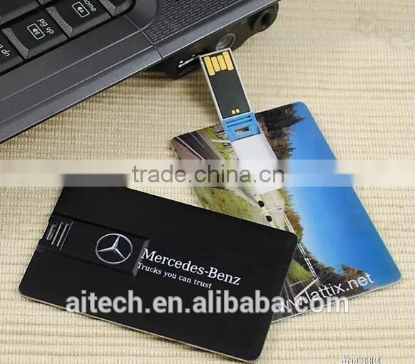 Business Trip Usb Flash 2015 Full Capacity Flash Drive Credit Card Usb Flash Drive photo-2