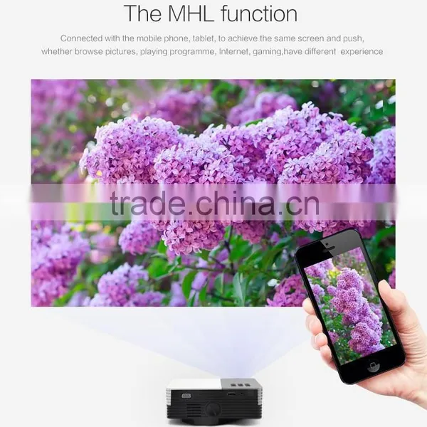 Portable Power Bank Support 1080p Led Projector Moble Phone Hdmi Usb Vga sd Slot hd Cinema Mini Projector photo-3