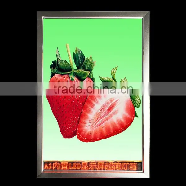 new snap frame led message scrolling light box