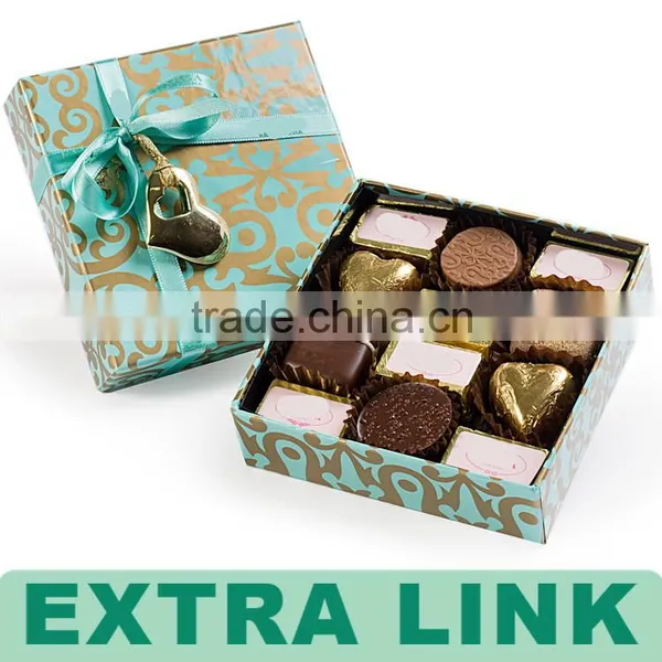 Custom Logo China Supplier Wedding Favors Luxury Decorative Empty Food Grade Paper Packaging Chocolate Box photo-2
