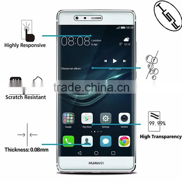 HUYSHE Screen Protector TPU Nano Anti-explosion HD Clear Shield Film for Mobile Phone Huawei P9 Full Cover