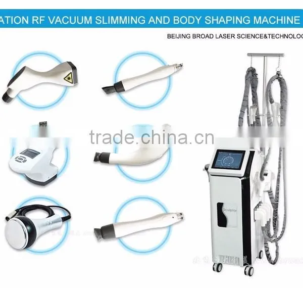 High Quality! Velashape Cavitation Negative Vacuum rf Roller Laser Clinical Equipment Ultrasonic Liposuction Belly Fat Removal photo-3