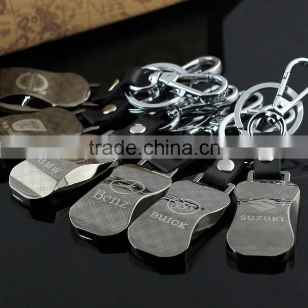 Wholesale PU Leather Car Key Chains/Car Logo Metal Key Chains/toyota Key Chains photo-5