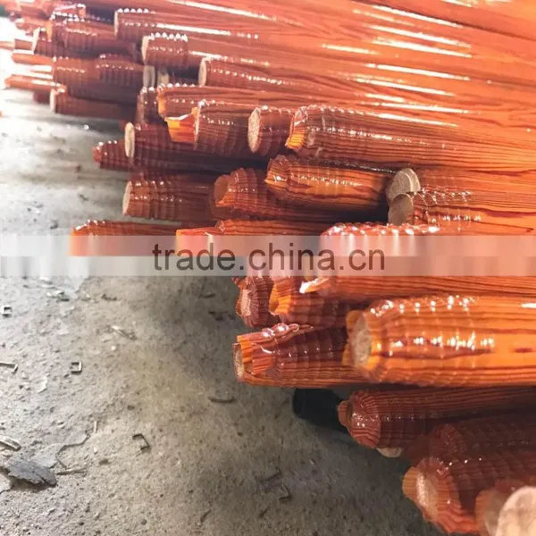 120X2.2cm Pvc Coated Broom Wooden Handle/pvc Coated Broom Wooden Stick/pvc Coated Broomstick photo-2