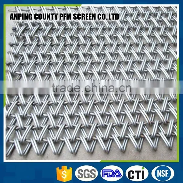 MSDS Approvaled Ss Conventional Weave Flat Wire Conveyor Belt photo-3