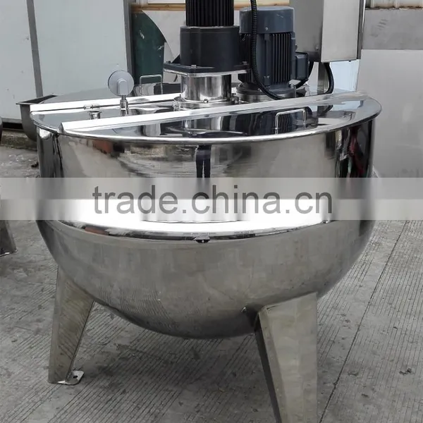 Stainless Steel Popular Wenzhou 150L Industrial Steam Heating Double Jacket Kettle photo-6