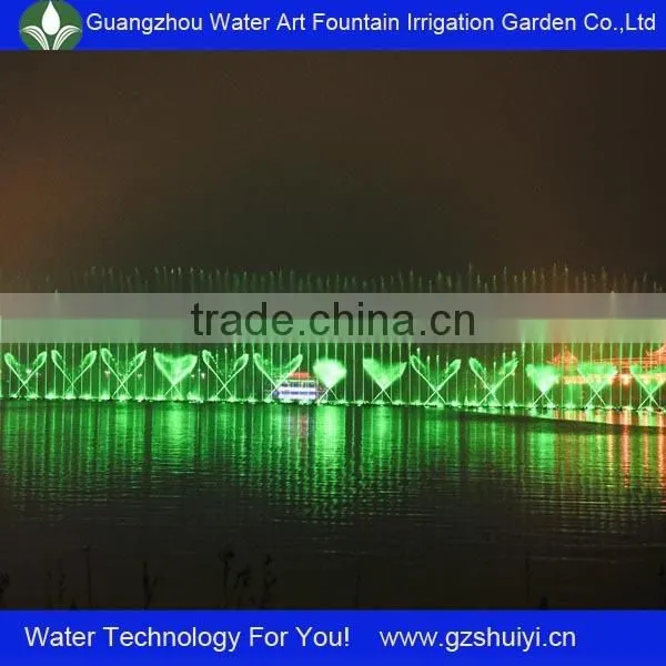 Large Dancing Outdoor Water Floating Fountain in the Lake photo-2