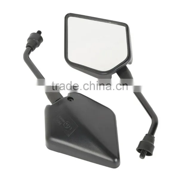 8mm Universal Wing Rear View Mirrors Side Pair For Suzuki Honda Kawasaki Yamaha photo-3