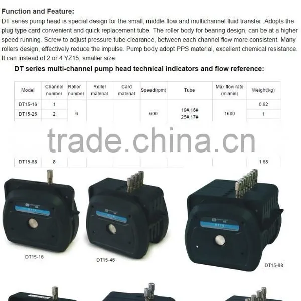 BT300S Led Digital Display Precise Variable Speed Peristaltic Pump / Dosing Pump for Water Pumps Fluid /DT15-44 Head photo-5