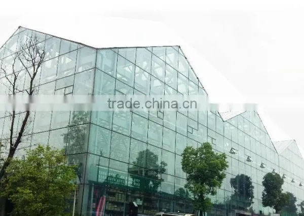 Large Used Commercial Glass Agricultural Greenhouses photo-5