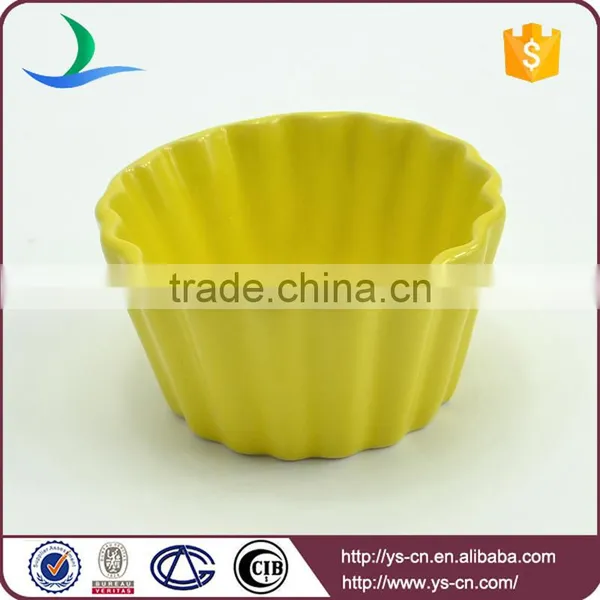 Custom Small Ceramic Colorful Microwave Cake Bowl Cake Mold photo-6