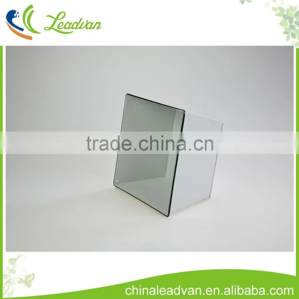 Wholesale Reusable Large White Square Galvanized Metal Flower Pots and Vases photo-4