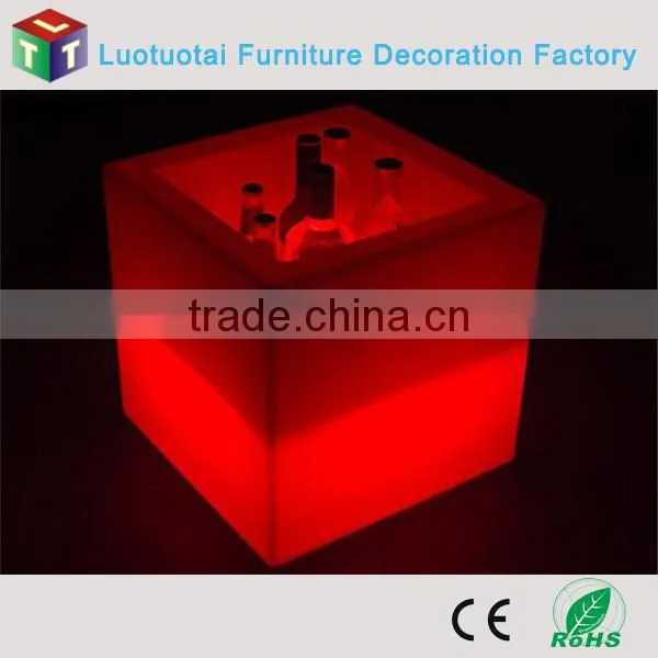 LI Battery Rechargeable Waterproof Glowing Rgbw Led Cube Chair photo-5