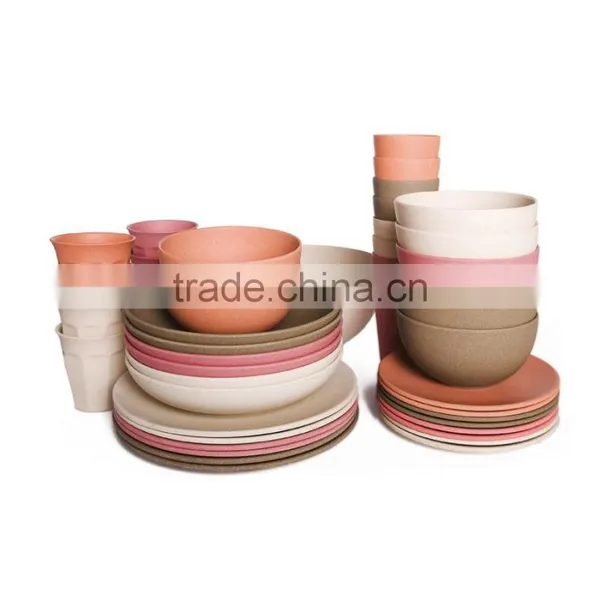 The Factory Hot Selling Natural Bamboo Fiber Plates and Dishes photo-2