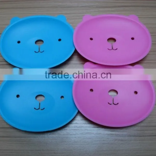 Environmental Protection Durable Draining Bear Animal Silicone Soap Box photo-2