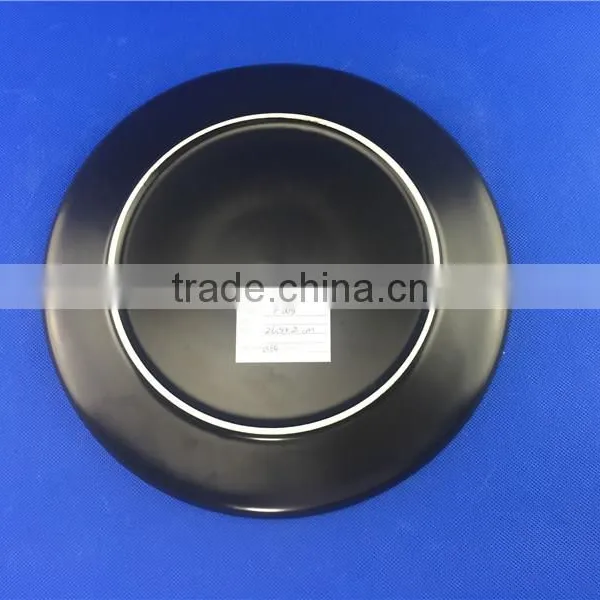 Cheap Black Dinner Plates for Restaurant photo-4