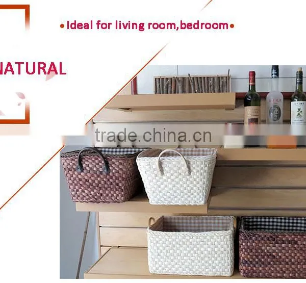 High Quality Large Wholesale Handmade Cheap Corn Husk Storage Baskets photo-4