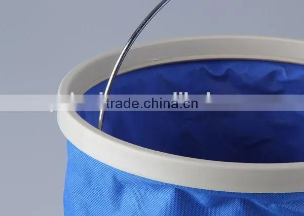 Portable Circular Oxford Cloth Folding Bucket photo-2