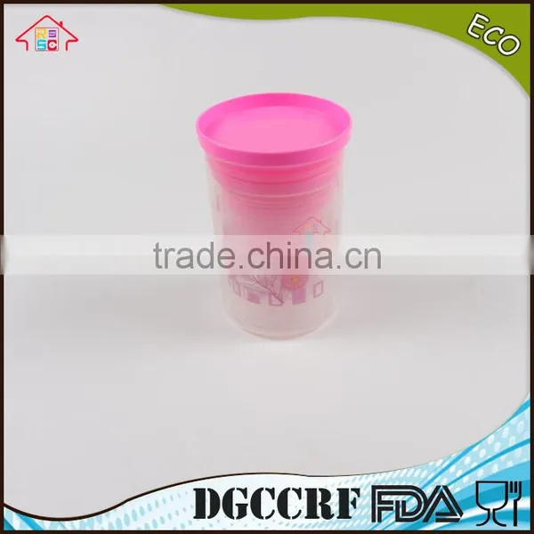 NBRSC Strict Quality Checked 4PCS Pop Round Canister Set Eco-friendly Food Garde Storage Container Set Plastic Storage Container photo-3