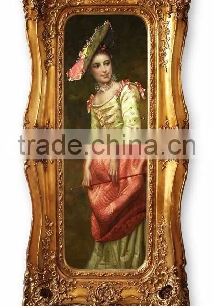 FA-250G-01 Antique Frame Hand-painted Oil Paintings for Decor photo-3