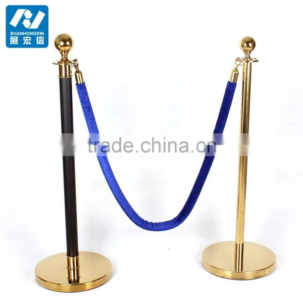 Black Gold Rope Stanchion photo-3