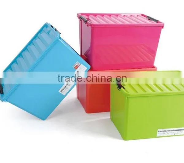 34L Plastic Storage Box / Finishing Box With Cover and Lock photo-2