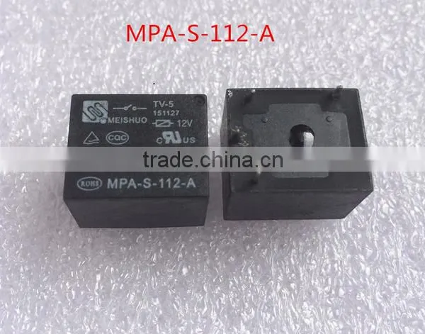 MPA-S-112-A relay 12v 10a 4-pin relay