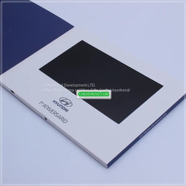 All-angle-viewing HD IPS Screen 7 Inch Video Brochure With Headphone Jack Design photo-3