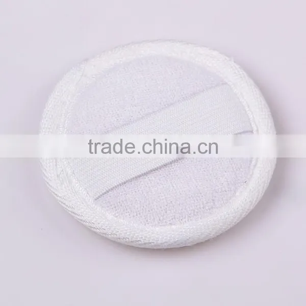 Round Bath and Shower Loofah Luffa Body Scrubber With Elastic Belt photo-2
