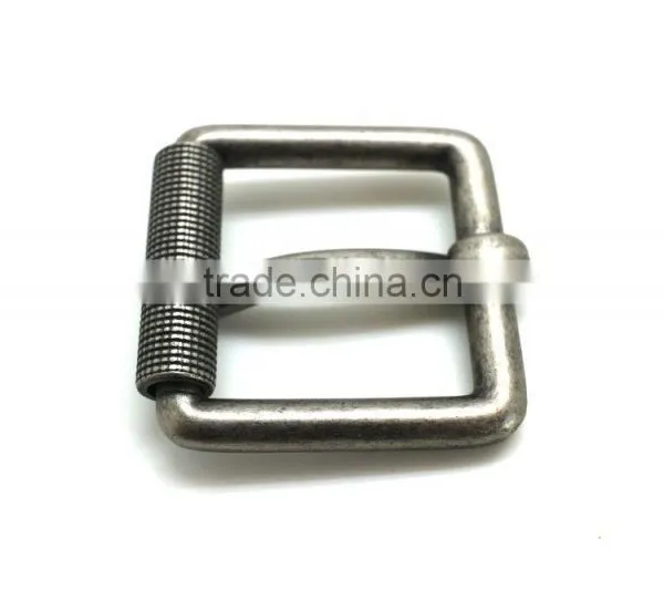 1-1/2" Standard Leather Belt Buckl, Zinc Alloy Material Buckle With Roller, Antique Nickel Belt Buckle photo-4