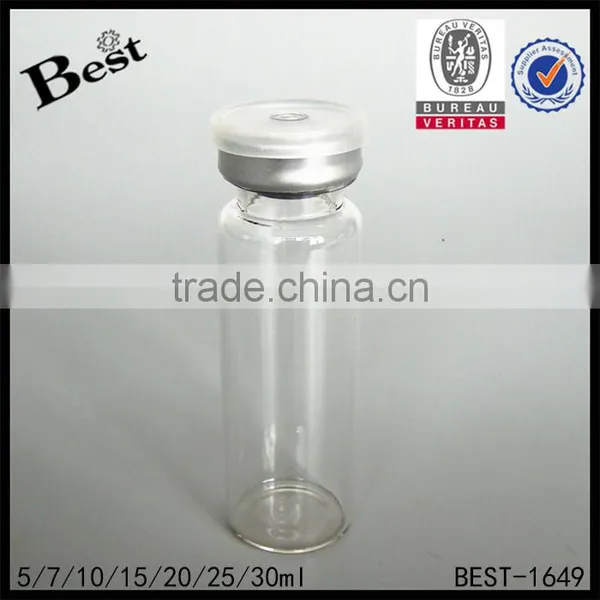 3ml Mini Glass Test Tube Science With Rubber Cork for Laboratory Use photo-3