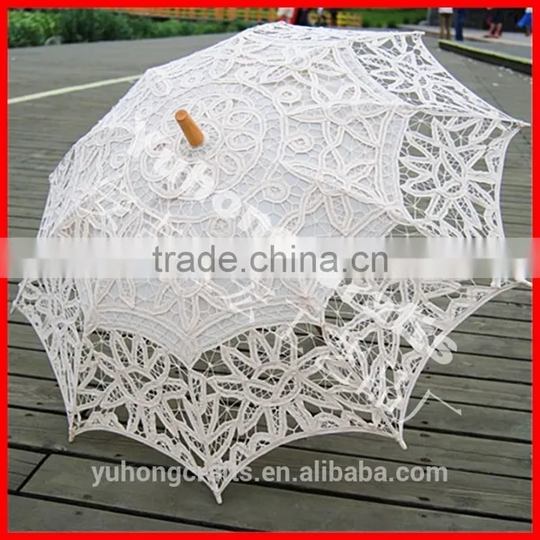 100% Cotton Made Lace Parasol for Promotion photo-5