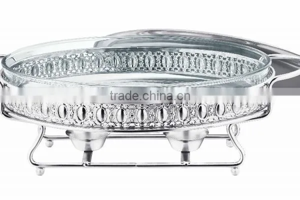 3Liter Small Gold & Silver Chafing Dish Luxury Chafing Dish Oval Chafing Dish photo-5