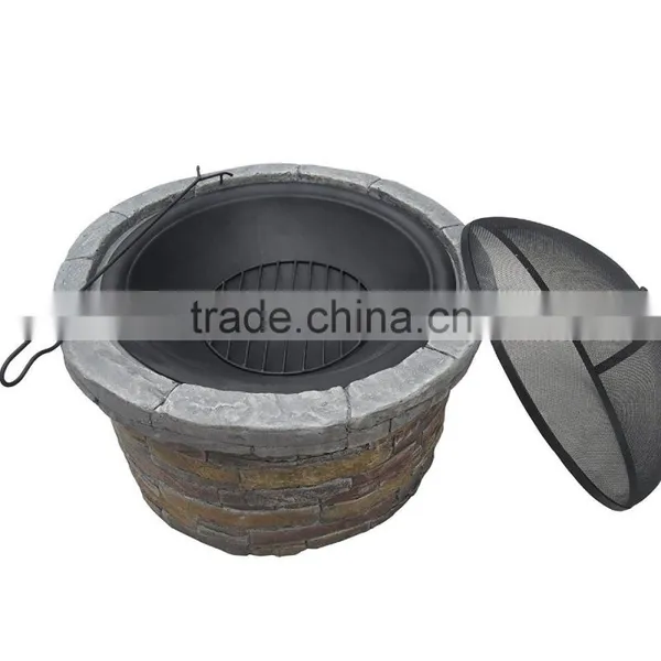 26.5 Inch Hot Sale MGO(magnesium) Round Outdoor Fire Pit photo-2