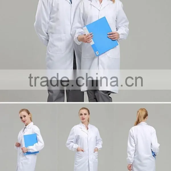 White Medical Coats Labcoat Medical Scrubs Doctor Uniform Nurse Clothing photo-6