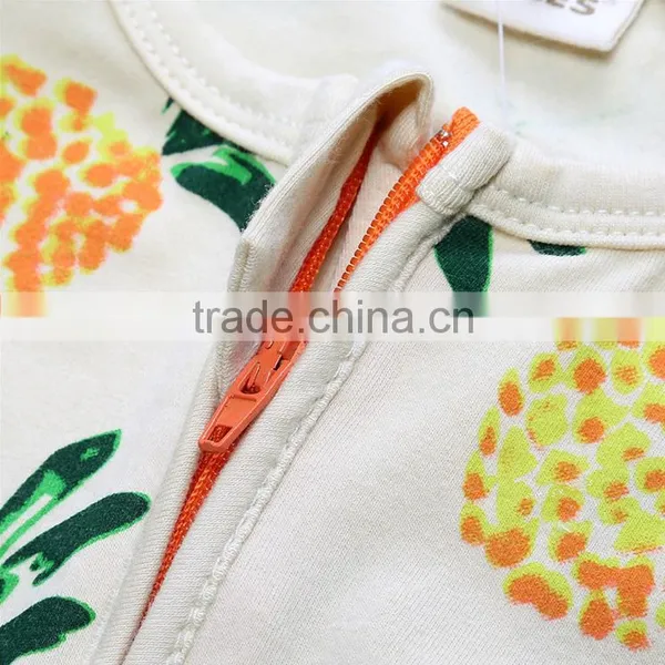 Hot Sale 100% Cotton Pineapple Pattern Onesie Kids Newborn Pajama Romper photo-5