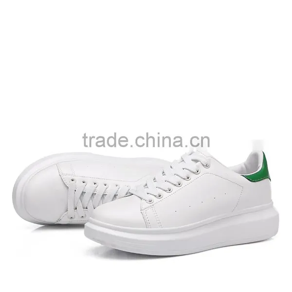 Simple Classics Brand Women Leather Casual Shoes Sneakers Sample for Female, Adults Casual Leather Shoes Good Quality From China photo-6