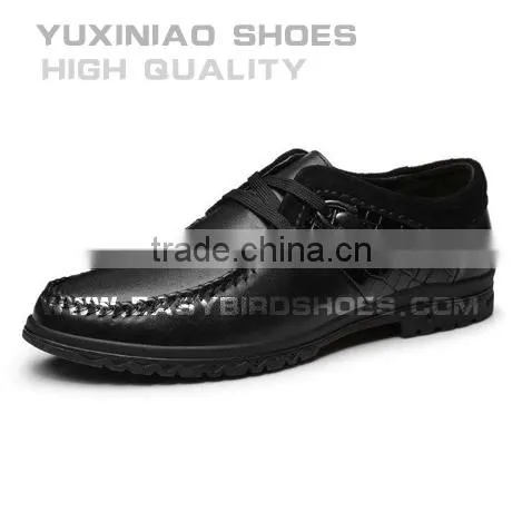 New Model Style Fashion Top Layer Leather Casual Shoes for Men Have Sample, Men Casual Shoes Fashion High Quality for Male photo-3